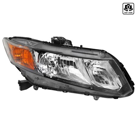 Spec-D Tuning 12-15 Honda Civic Headlight- Right- Oe Style 2LH-CV12JM-R-RS